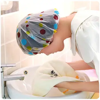 Moderan slatka Vodootporne kapa za tuširanje, Утолщенная kapa za šampon za odrasle, Vodootporan kapa za tuširanje, Reusable Kapa za kupanje, Pribor za kupaonice - Slika 1  