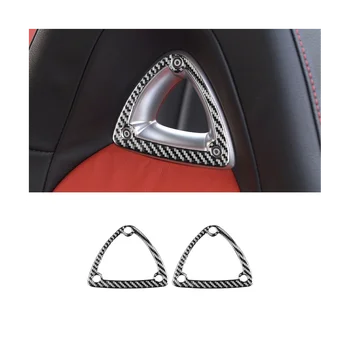 Za Mazda RX8 RX-8 2004-2008, Ukras naslona za glavu sjedalo od karbonskih vlakana, Naljepnice za uređenje unutrašnjosti vozila, oprema za enterijer - Slika 2  