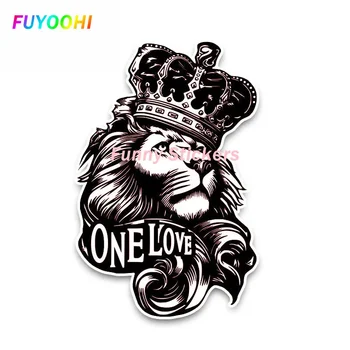 FUYOOHI Play Stickers Fashion One Love Lavovski Crown PVC Kvalitetan Auto Oznaka S Životinjama Auto Oprema Uređenje Naljepnica - Slika 1  