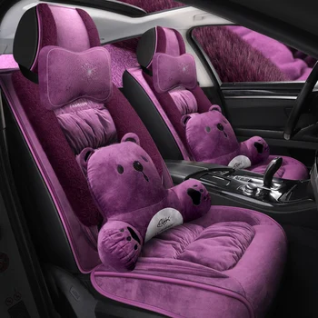 Univerzalni zimske tople presvlake za sjedala, komplet za Dacia Logan Audi A4, Hyundai I20, auto oprema - Slika 1  