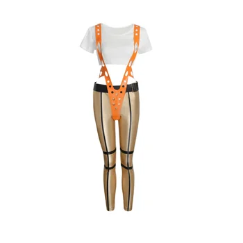 Odijelo za косплея The Fifth Element Leeloo, seksi uske hlače, kratka majica, облегающий odijelo Cinquième élément, kostime za косплея na Noć vještica - Slika 2  