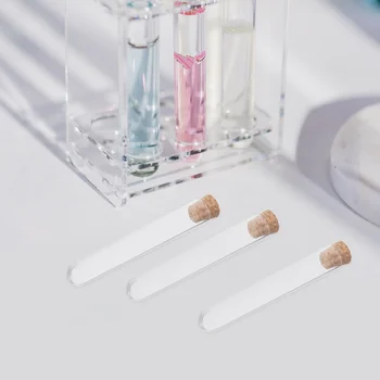 Prozirne cijevi s pluta čepova Bočice Kontejneri Epruvete za uzorke čokolade nakit kuglice u prahu Znanstvenih eksperimenata - Slika 1  