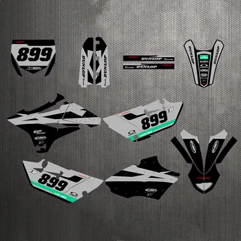 Motocross YZ 65 2021-2018 Timski grafiku Pozadine NALJEPNICE Seta naljepnica za Yamaha YZ65 65YZ 2021 2020 2018 2019 - Slika 1  