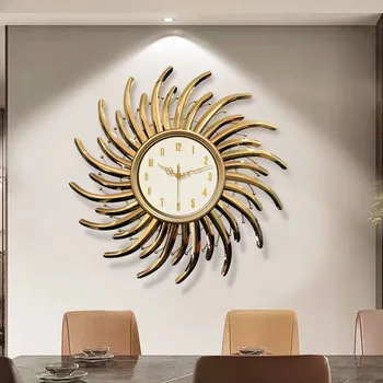 Moderan zidni sat u skandinavskom stilu 70x70 cm, moderne минималистичные zidni satovi, ukras dnevnog boravka, kreativna zidni sat za restoran, soba dekor - Slika 1  