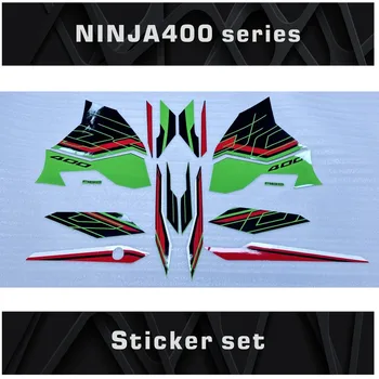 Za Ninja 300 2023 Ninja300 Motocikl Izglađivanje Komplet Zelenih Zaštitnih Naljepnica Vodootporan Detalje Za Ukrašavanje - Slika 2  