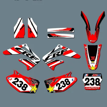 Besplatne motocikli, Pojedinačne brojeve, nazive, naljepnice, grafika, pozadine, naljepnice za HONDA CRF450 CRF 450R 2002 2003 2004 CRF450R - Slika 2  