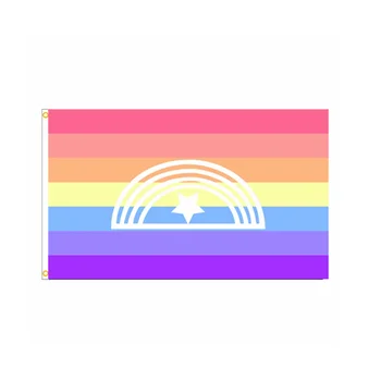 Zastava ponosa ЛГБТК Xenogender, ukras za ulice, 90x150 cm, privjesak od poliestera - Slika 1  