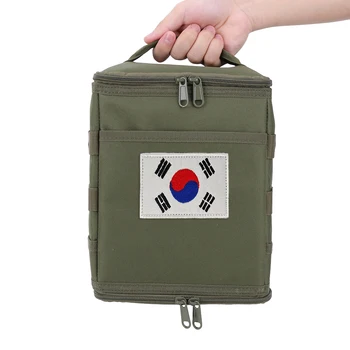Južnokorejski taktički нашивка s izvezenim тактическими naljepnicama, Vojna spone na udicu i petlja za putovanja na otvorenom, kampiranje - Slika 1  