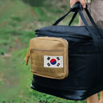 Južnokorejski taktički нашивка s izvezenim тактическими naljepnicama, Vojna spone na udicu i petlja za putovanja na otvorenom, kampiranje - Slika 2  