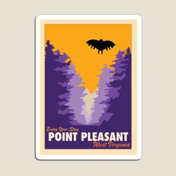 Point Pleasant Tourism Razglednica-magnet za djecu, hladnjak za malu djecu, šarene slatka magnetski smiješno organizator za hladnjak - Slika 1  