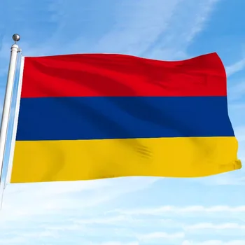 90*150 cm Zastava Armenije Banner Visi Nacionalna zastava Visoke kvalitete za obostrani ispis Dekoracija Kuće zastava banner - Slika 1  