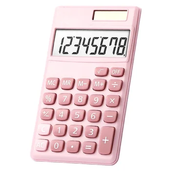 Studentski kalkulator Prijenosni studentski kalkulatori s silikonske tipke, džepni kalkulator na baterije, osnovni financijski - Slika 1  