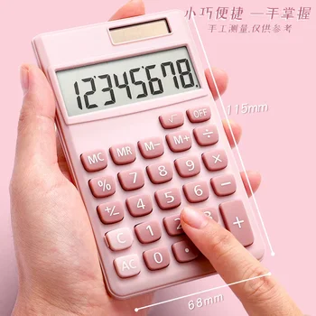 Studentski kalkulator Prijenosni studentski kalkulatori s silikonske tipke, džepni kalkulator na baterije, osnovni financijski - Slika 2  