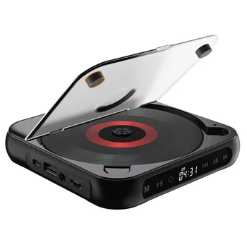 Prijenosni cd player s Bluetooth speakerphone, Zidni i cd player sa FM-radio -Crna - Slika 1  