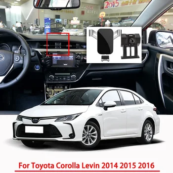 Auto oprema Držač mobilnog telefona za TOYOTA Corolla Levin 2014 2015 2016 Poseban nosač za gravitacijske navigaciju sa GPS podrškom - Slika 1  