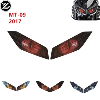 Pogodan za YAMAHA 2017 MT09 MT-09 Pribor za motocikle Zaštitna oznaka za maglu, naljepnica na MT 09 2018 2019 Naljepnica na glavu fenjer - Slika 1  