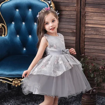 Elegantne odjeće za predavanja za djevojčice, bujna suknja princeza, čipkan dječja haljina za 1-6 godina slatka beba, церемониальное haljina - Slika 2  