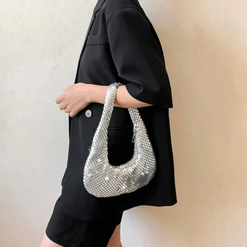 Ženske torbe-otisnutim uzorcima po cijeloj površini, luksuzna design je sjajna torba da bi večere, modne svakodnevne Jednostavne Elegantne torbe-skitnica za svadbene zurke - Slika 1  
