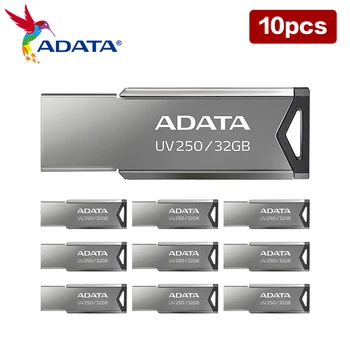 10 kom./lot 100% Originalni USB memorija ADATA UV250 CLASSIC 32GB 64GB USB 2.0 Pendrive U Mini Stick Pen Drive Memory Stick - Slika 1  