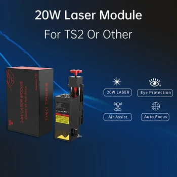 Laserski modul Two Trees snage 20 W, Modernizirana Pribor za Podršku laser гравера TS2-10 s 4-beam tehnologije kompresije i automatsko fokusiranje - Slika 1  