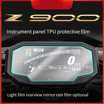 Pogodan za Kawasaki Z900 TPU prozirna zaštitna folija za maglu, дымчато-crna folija za stražnja svjetla, film za promjenu boje - Slika 2  