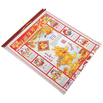 Visi kalendar 2024 Novogodišnji kalendar sa slikom zmaja Dekorativni godišnji kalendar - Slika 2  