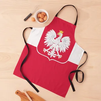 Pregača s poljskom zastavom, kuhinjska pregača, Muška jakna kuhar, muško žensko radno odijelo, pregača konobar. - Slika 1  