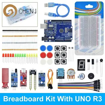 UNO R3 DIY Osnovni početni set za Arduino Sensor Učenje Kit Kit макетной ploče sa kutijom - Slika 1  