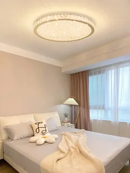 Kristalna stropni svjetlo u spavaćoj sobi, ured u glavnoj spavaćoj sobi, Romantičnu i udoban Jednostavna, Moderna atmosfera, pristupačne lampe u stilu luksuz - Slika 1  