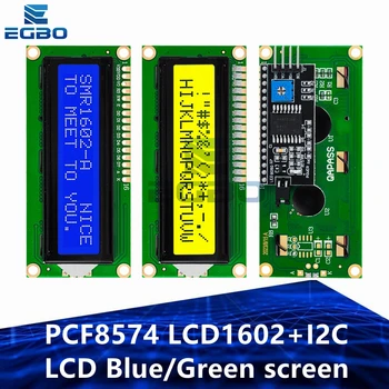 EGBO LCD1602 + I2C LCD 1602 modul Plavi/Zeleni ekran PCF8574 Prijelazna ploča PŠENICA/I2C LCD1602 - Slika 1  