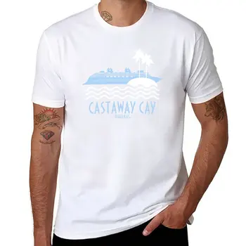 Nova majica Castaway Cay, košulja sa životinjama po cijeloj površini za dječake, slatka majice, majice s uzorkom, gospodo visoke majice - Slika 1  