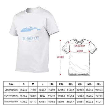 Nova majica Castaway Cay, košulja sa životinjama po cijeloj površini za dječake, slatka majice, majice s uzorkom, gospodo visoke majice - Slika 2  