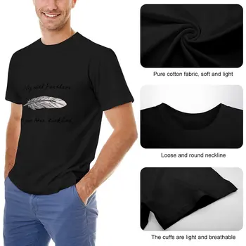 Majice Feathers Max i Paddy, majice za teškaša, kratke majice, crne majice za muškarce - Slika 2  
