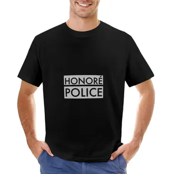 T-shirt Honore Police BBC Death in Paradise, zabavne majice, majice za navijače, prazne majice, jednostavne crne majice za muškarce - Slika 1  