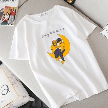 Majice sa slikom ribe-banana, kawai japanski anime, uredan odjeća, ульзанг, hip-hop punk, uličnu odjeću u stilu харадзюку, ženska t-shirt - Slika 2  