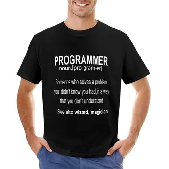 Zabavna Majica Sa vrijednošću Programer - Programmer Noun Definition Majica anime majica kratkih rukava gredica gospodo grafički majice anime - Slika 1  