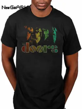 T-shirt, modni хипстерские majice, najnovija muška t-shirt The Door Spectrum, merch grupe Jim Morrison La Woman s винтажным po cijeloj površini - Slika 1  