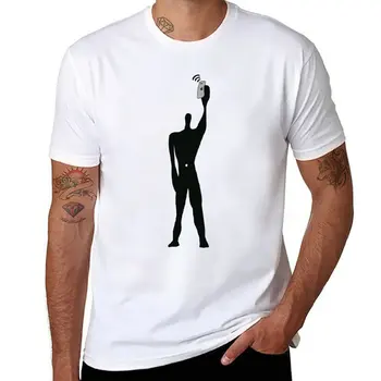 Nova majica Cellular Man, Mobiler Man, summer top, gospodo uske majice kratkih rukava - Slika 1  