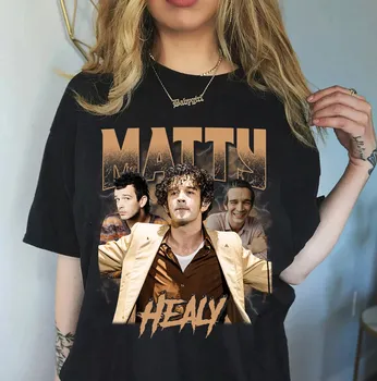 Vintage košulja Matty Healy, t-shirt Matty Healy, majica Matty Healy, majica Matty Healy, berba Бутлеговые majice u Retro stilu 90-h. - Slika 1  