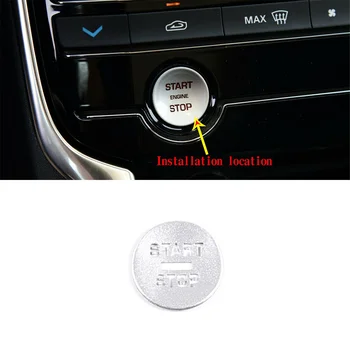 Naljepnice na poklopac gumba za uključivanje motora vozila za Jaguar XF 2008-2015 - Slika 2  