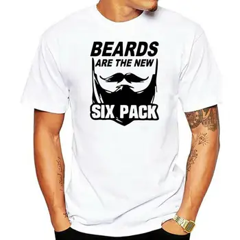Barbas son el nuevo paquete de seis muške Barbero afeitado color t camisa 100% camisa tops venta al por mayor camiseta - Slika 1  