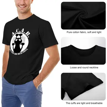 A. C. A. B. - Sve mačke prekrasne majice na red Kratke majice sportske muške košulje i majice dugih rukava - Slika 2  