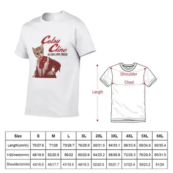 Sportska majica Catsy Cline, t-shirt оверсайз, sportske majice, kratke majice, muške majice. - Slika 2  
