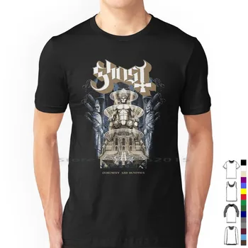 T-shirt Najveći Ghost Of Empire sa logom od 100% pamuka, glazbeni art-dizajn, koncertne metal svećenici, Guns N Roses, Korn Classic Essential - Slika 1  