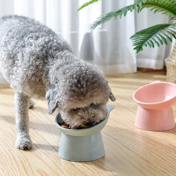 Zdjelica za mačke, zdjela za pse s visokim nogama, zaštita vrata pod kutom od 45 °, Zdjela za vodu, Hrana za mačke, Topla Rasprodaja, Šalica za Hranjenje kućnih Ljubimaca, Zdjela za Hranjenje za kućne ljubimce - Slika 2  