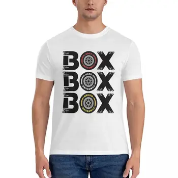 Box Box Box F1 Guma compound V2 Dizajn 100% pamučne majice Muške оверсайз Muške Majice S Okruglog izreza I Kratkih rukava S-6XL - Slika 1  