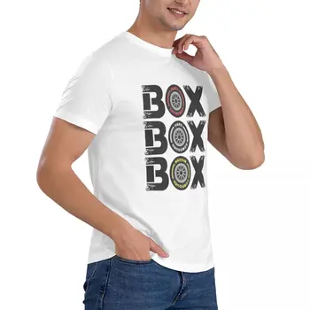 Box Box Box F1 Guma compound V2 Dizajn 100% pamučne majice Muške оверсайз Muške Majice S Okruglog izreza I Kratkih rukava S-6XL - Slika 2  