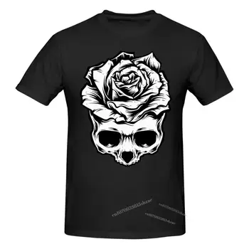 T-shirt s lubanjom i ružu, muška majica, pamučna letnja majice, majice sa kratkim rukavima, majice, ženske majice - Slika 1  