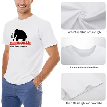T-shirt s mamut, odjeća kawaii, zabavne majice, majica sa životinjama po cijeloj površini za dječake, nova verzija t-majice, majice za muškarce, pamuk - Slika 2  