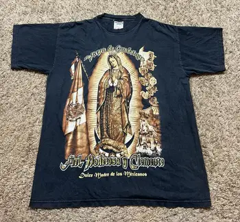 Vintage meksička majica 90-ih Virgin De Guadalupe God Jesus Religion velike veličine - Slika 1  